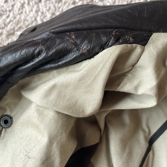 Echtes Leder Vintage jacket Small - Picture 16 of 17
